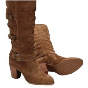 Sofft Colorado Knee High Boot Size 8W Retail $221 Genuine Suede Boots NIB